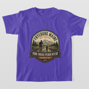 Fryeburg Maine Father’s Day Riding Bikes Fryeburg T-Shirt