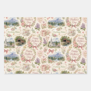 Fryeburg Maine Mother's Day Wrapping Paper