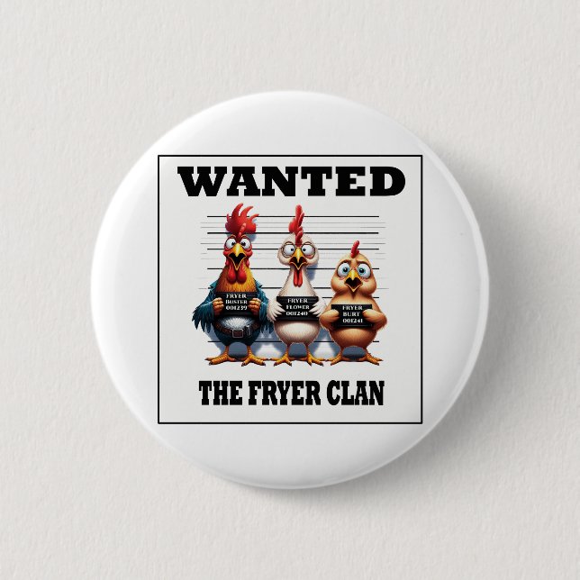 Fryer Clan 6 Cm Round Badge (Front)