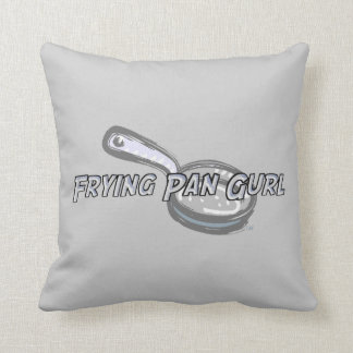 Frying Pan Gurl Logo Cushion