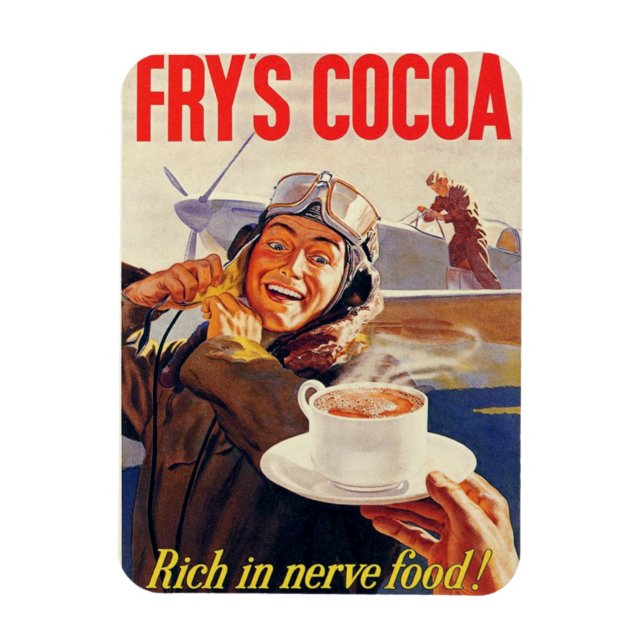 Fry's Cocoa Aviator Magnet (Vertical)