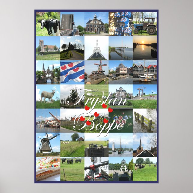 Fryslan Boppe Friesland Photo Poster (Front)