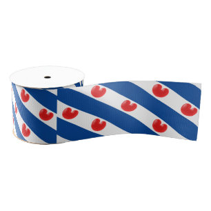 Fryslân Flag Grosgrain Ribbon