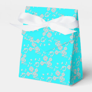 FS Style 1-Robins Egg Wht-FAVOR BOXES, tent Favour Box