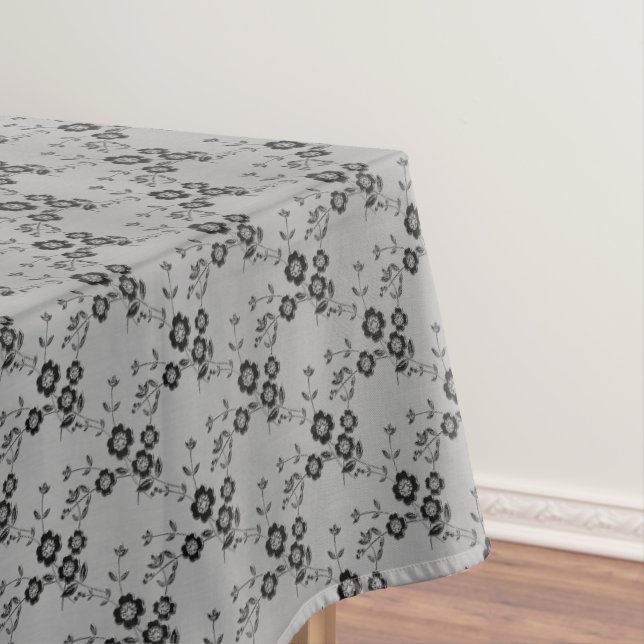FS Style 1-Silver-52x70 COTTON TABLECLOTH (In Situ)
