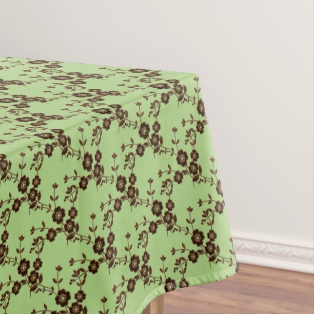 FS Style 1-Spring Green-Brown-52x70 TABLECLOTH (In Situ)