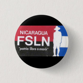 FSLN Nicaragua Libre 3 Cm Round Badge