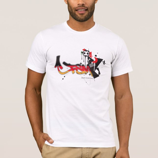 FSM World Cup 2010 - Germany Flag T-Shirt (Front)