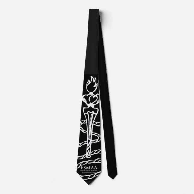 FSMAA Torch Tie in Black (Front)