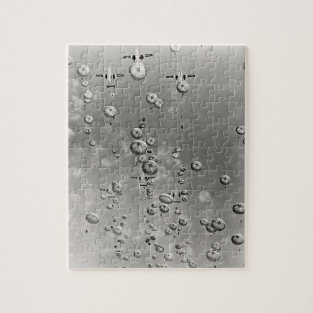 Ft Benning,  Military Paratrooper Jump Jigsaw Puzzle (Vertical)