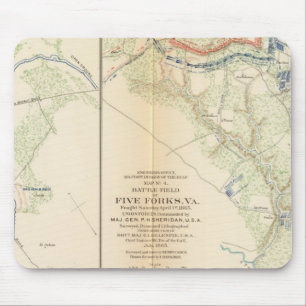 Ft BradyFt Burnham Five Forks Mouse Mat