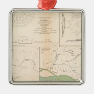 Ft Donelson, Memphis, Nashville Metal Tree Decoration