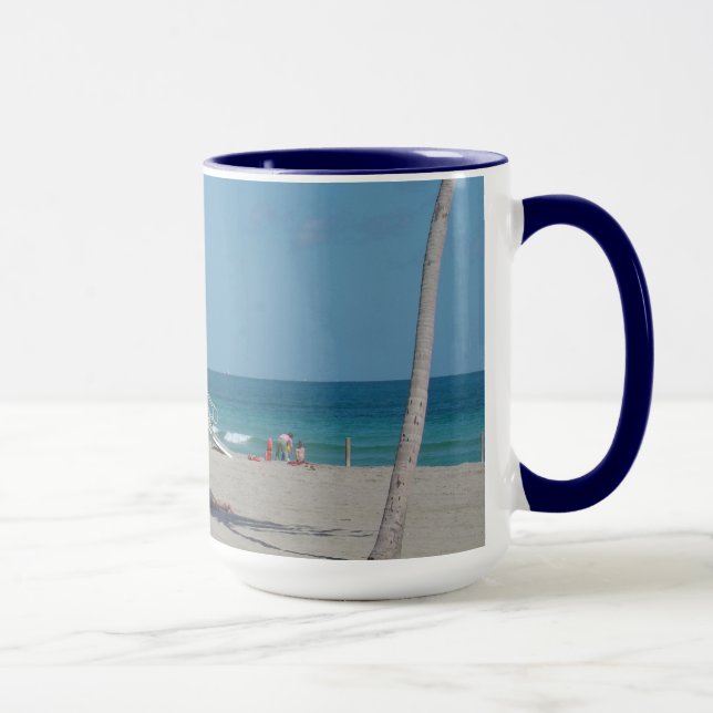 Ft Lauderdale Beach Lifeguard Stand Mug (Right)