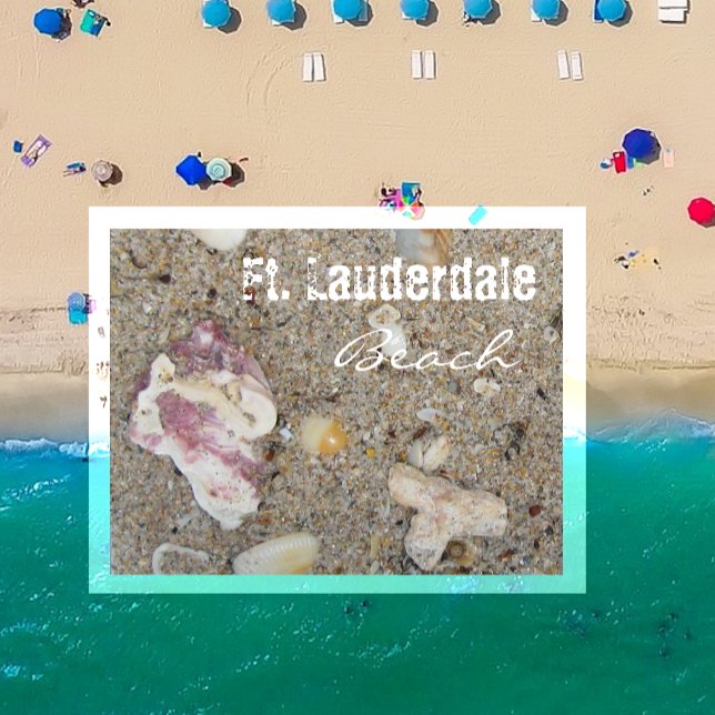 Ft. Lauderdale Beach Sand Close-Up, Florida Postcard (Creator Uploaded)