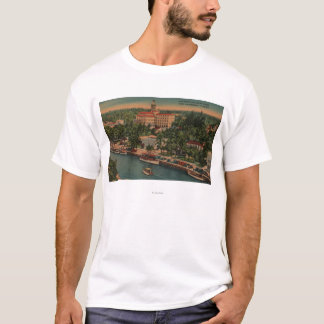 Ft. Lauderdale, FL - View of New River & Court T-Shirt