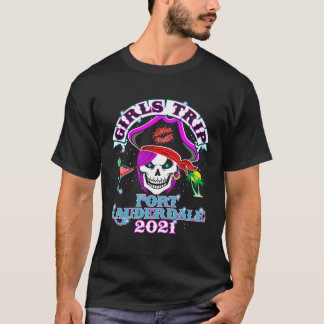 Ft Lauderdale Girls Trip 2021 Bachelorette Party V T-Shirt