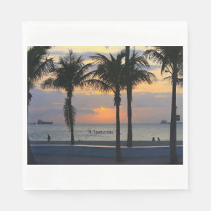 Ft. Lauderdale Sunrise Napkin