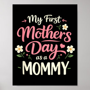 Ft Mothers Day Cute 1st Time Mum EST 2026 New Poster