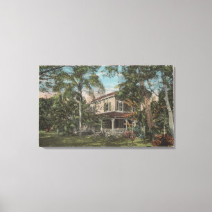 Ft. Myers, Florida - View of Thomas Edison House Canvas Print