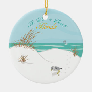 Ft. Walton Beach (Florida) Ceramic Tree Decoration