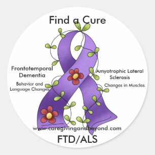 FTD/ALS, Find a Cure Stickers