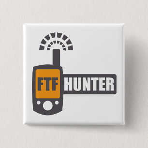 FTF Hunter 15 Cm Square Badge