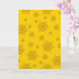 FTF Monochrome 5x7 Blank Card in Yellow