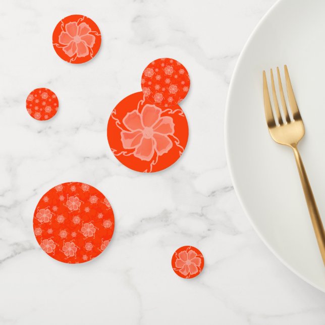 FTF Party Confetti in Orange (Group)