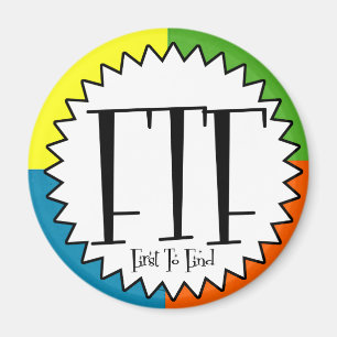 FTF with four colours Magnet