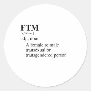 FTM CLASSIC ROUND STICKER