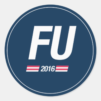 FU 2016 CLASSIC ROUND STICKER