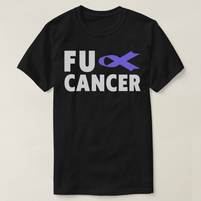 Fu Cancer T   Fu Oesophageal Cancer Awareness Pull T-Shirt (Design Front)