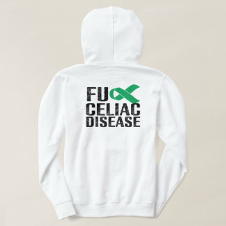 FU Celiac Disease - Black & Green Hoodie