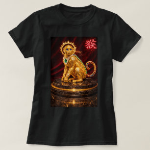 Fu Chinese Zodiac Year of the Monkey 0046501 T-Shirt