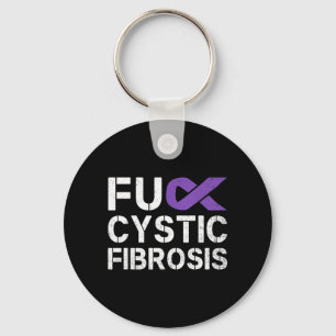 Fu Cystic Fibrosis Awareness Month Cf Purple Key Ring