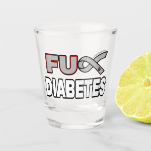 FU Diabetes Shot Glass