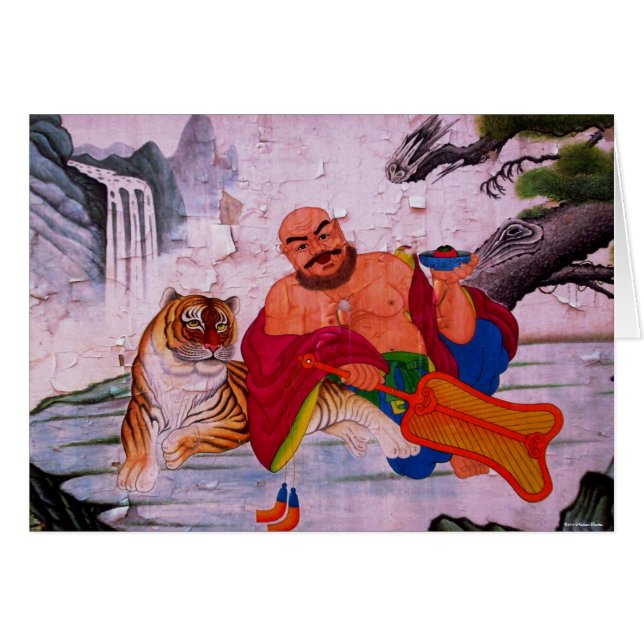 Fu Hu Luohan Card (Front Horizontal)