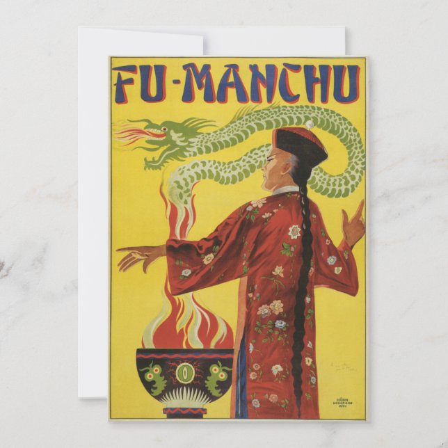 Fu-Manchu Magician Advertisement (Front)