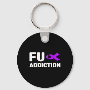 Fu Overdose - Addiction Awareness2 Key Ring