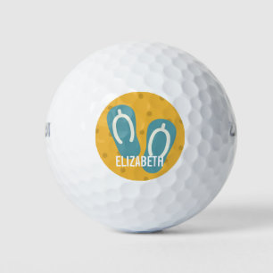 Fu Summer Flip-Flops, Personalised Golf Balls