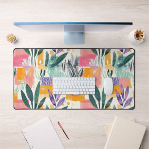 Fuavism Style Garden Pots Pattern Desk Mat