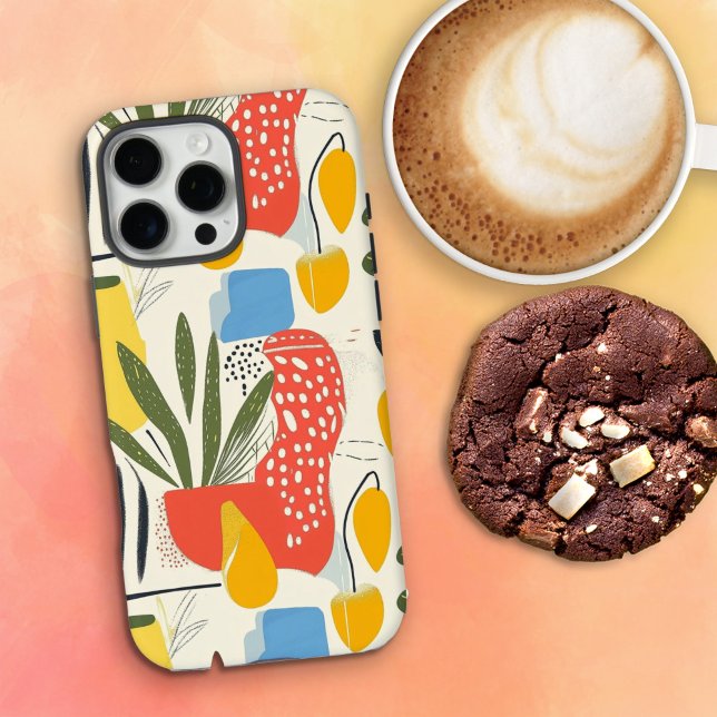 Fuavism Style Vibrant Colours Garden Pot Case-Mate iPhone Case (Creator Uploaded)