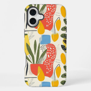 Fuavism Style Vibrant Colours Garden Pot iPhone 16 Plus Case