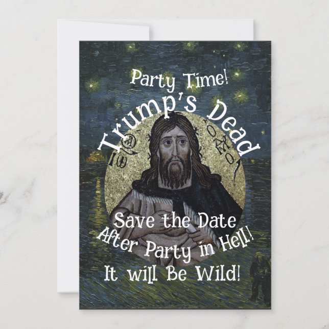 Fubar Republican Party Election Vote USA Trump Tee Invitation (Front)