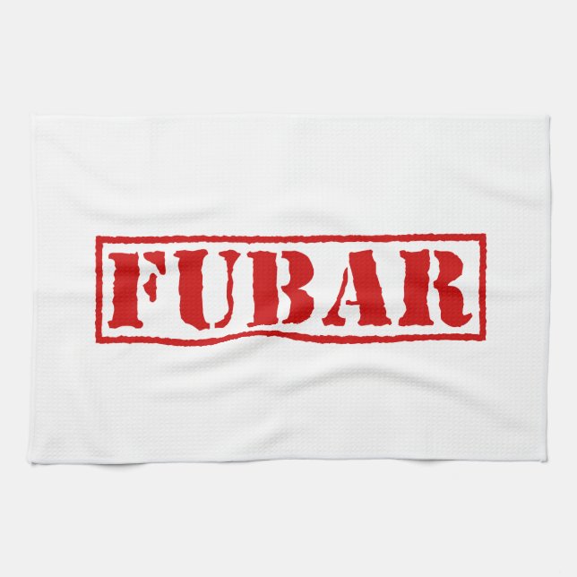 FUBAR TEA TOWEL (Horizontal)