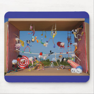 Fubbies in the Circus with all kinds of acts. Mouse Mat