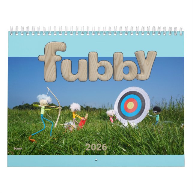 Fubby calendar for 2026, positive vibe! (Cover)