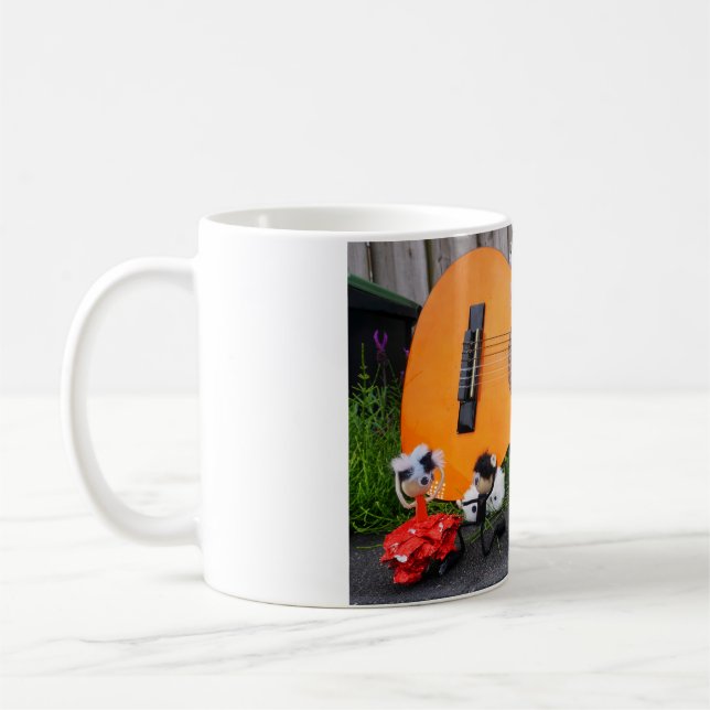 Fubby creations dancing Paso Doble and making musi Coffee Mug (Left)