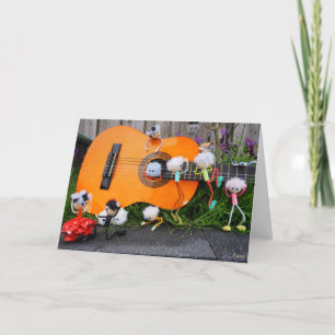 Fubby creations that dance Paso Doble. Thank You Card