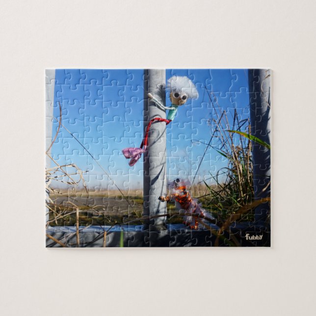 Fubby fantasy, fleeing an animal. jigsaw puzzle (Horizontal)